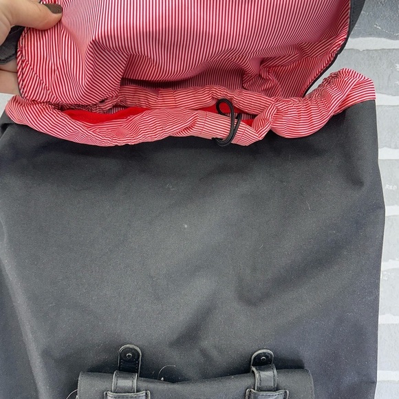 Herschel Black‎ and Red Little American Backpack main image 6